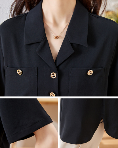 Mara Polished Pocket Shirt