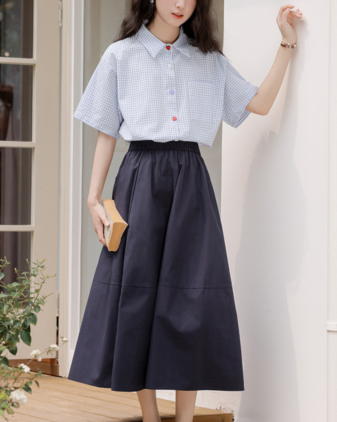 Elara Mood Gingham Shirt