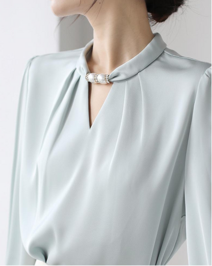 Lila Drift Long Sleeve Light Blouse