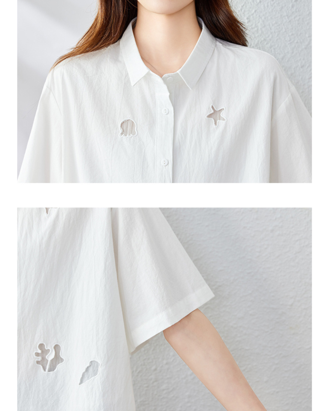 Isla Breeze Embroidery Shirt