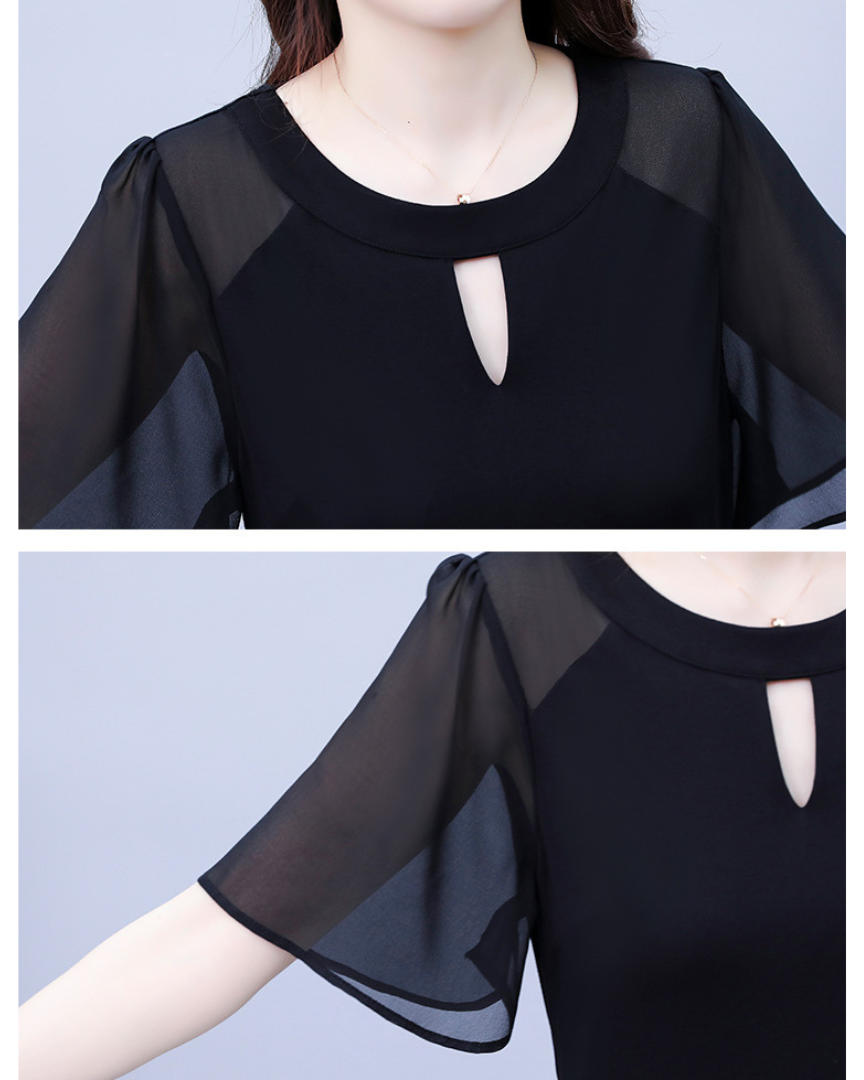 Eloise Flutter Keyhole Dress