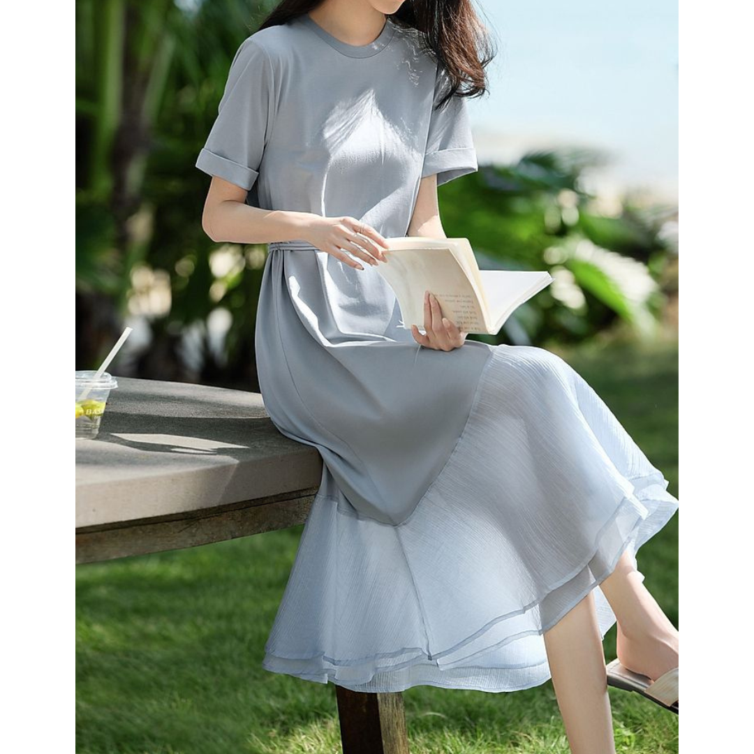 Skye Layer Soft Hem Dress