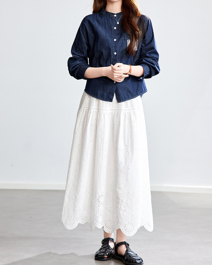Elodie Soft Indigo Shirt