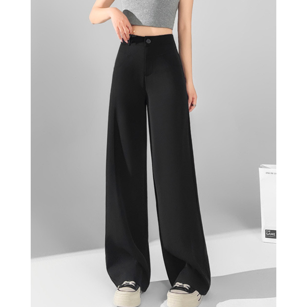 Isla Curve Stitch Wide Trousers