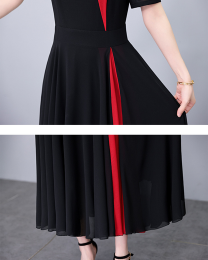 Vera Flow Contrast Dress