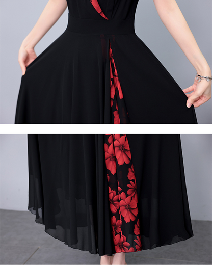 Serena Bloom Wrap Maxi Dress