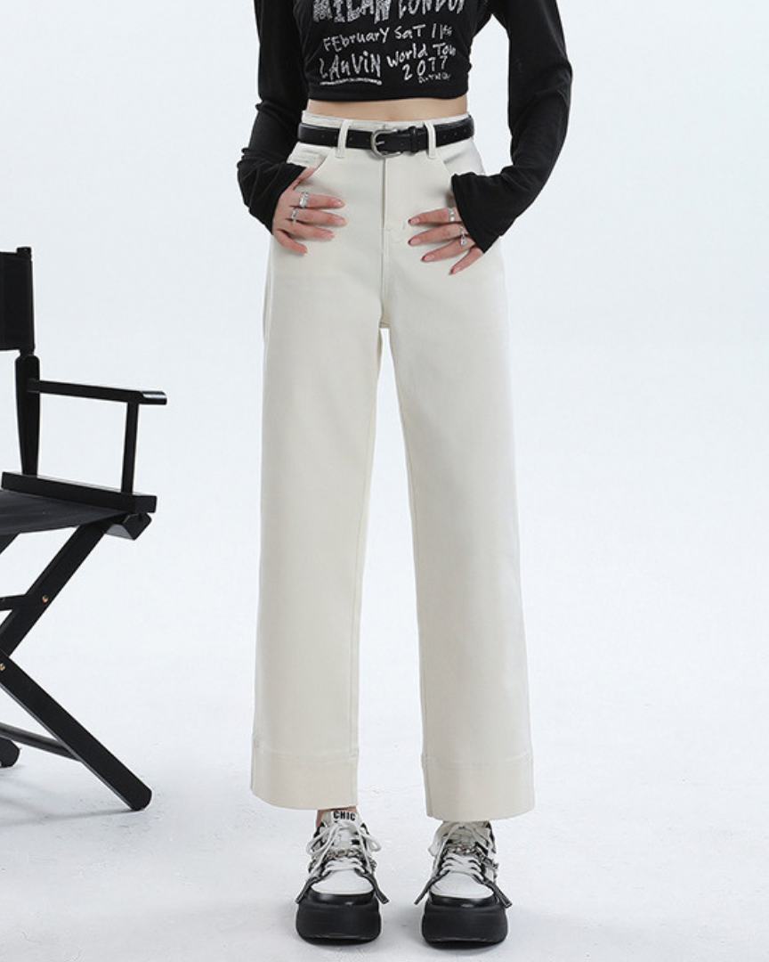 Liora Cuff Straight Denim