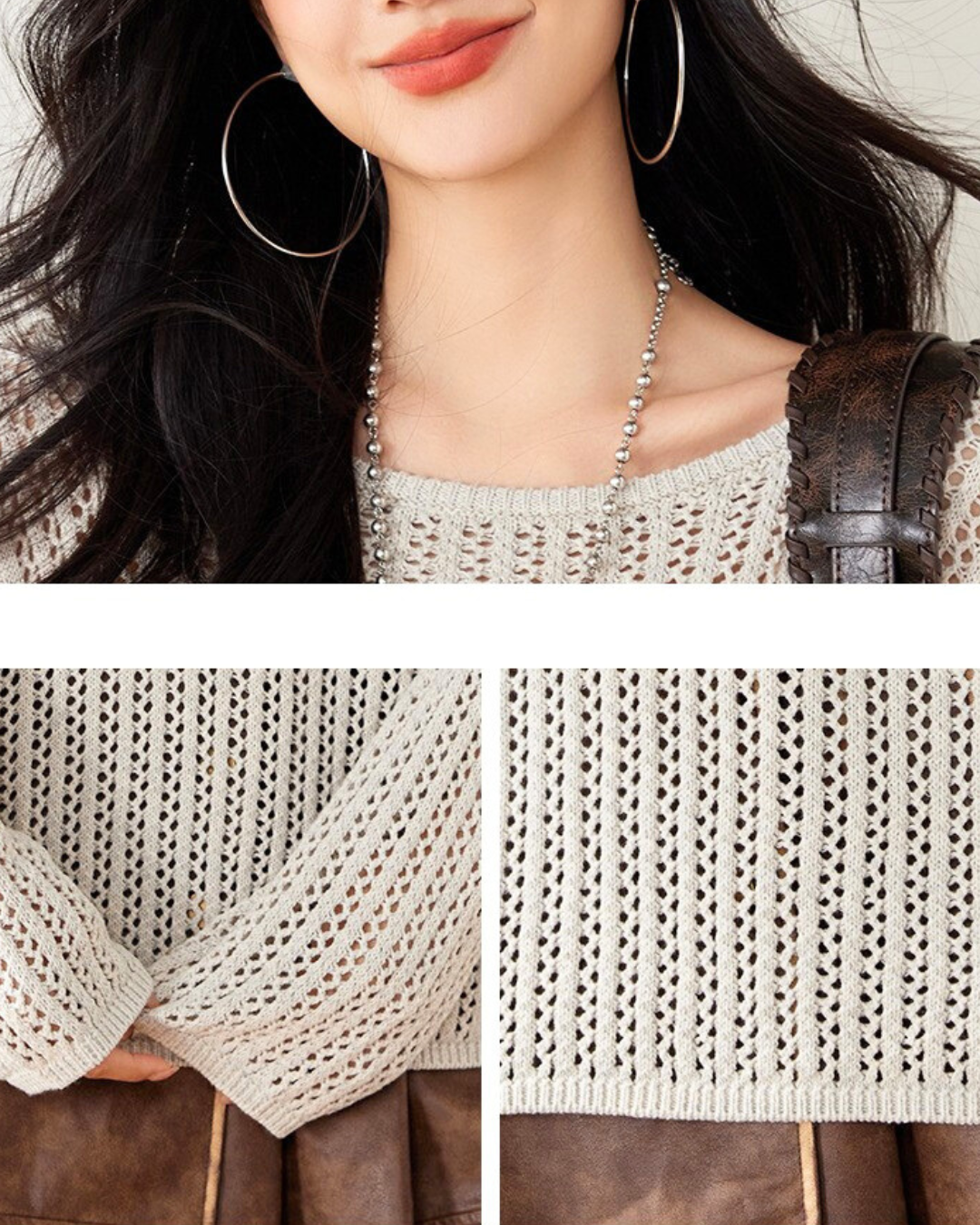 Miela Airy Net Knit