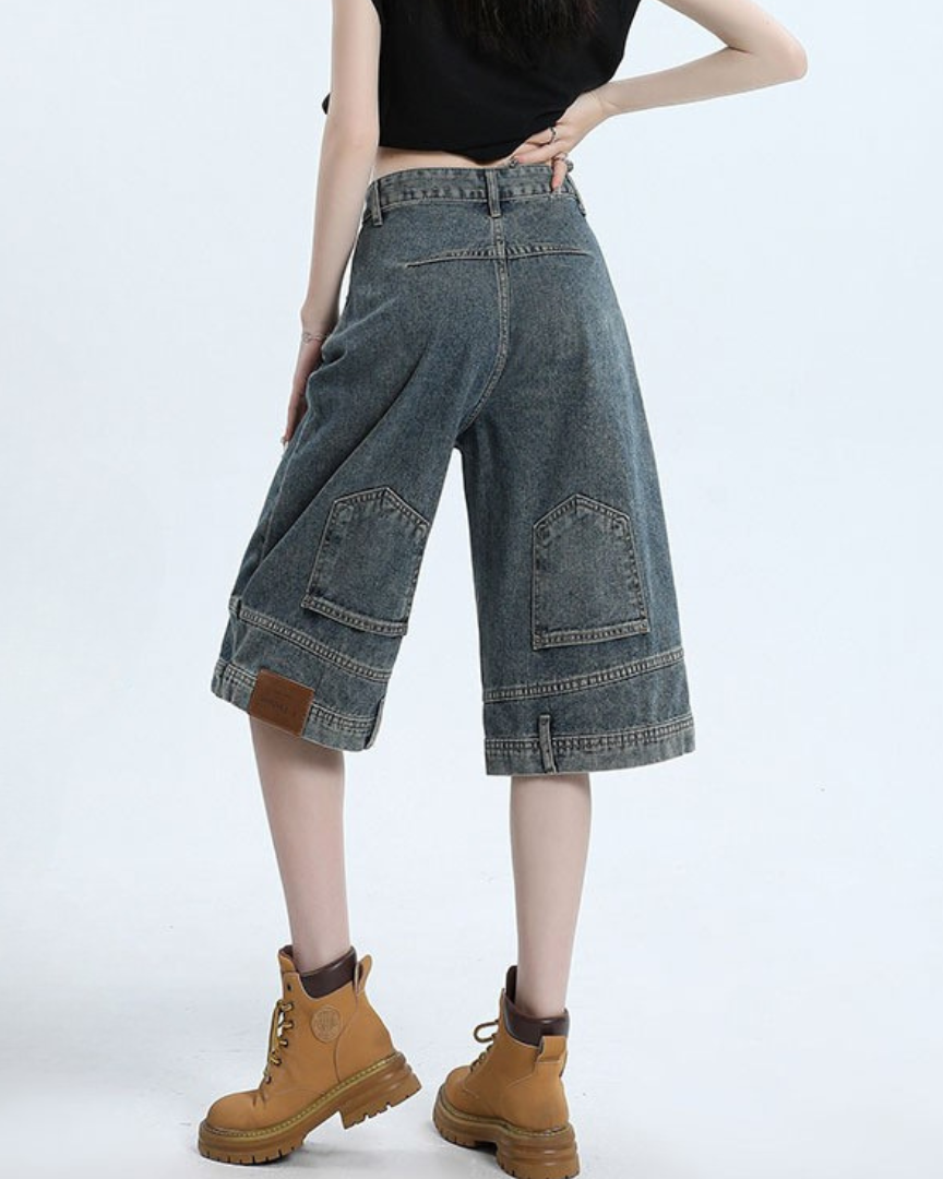 Mira Washed Wide Denim