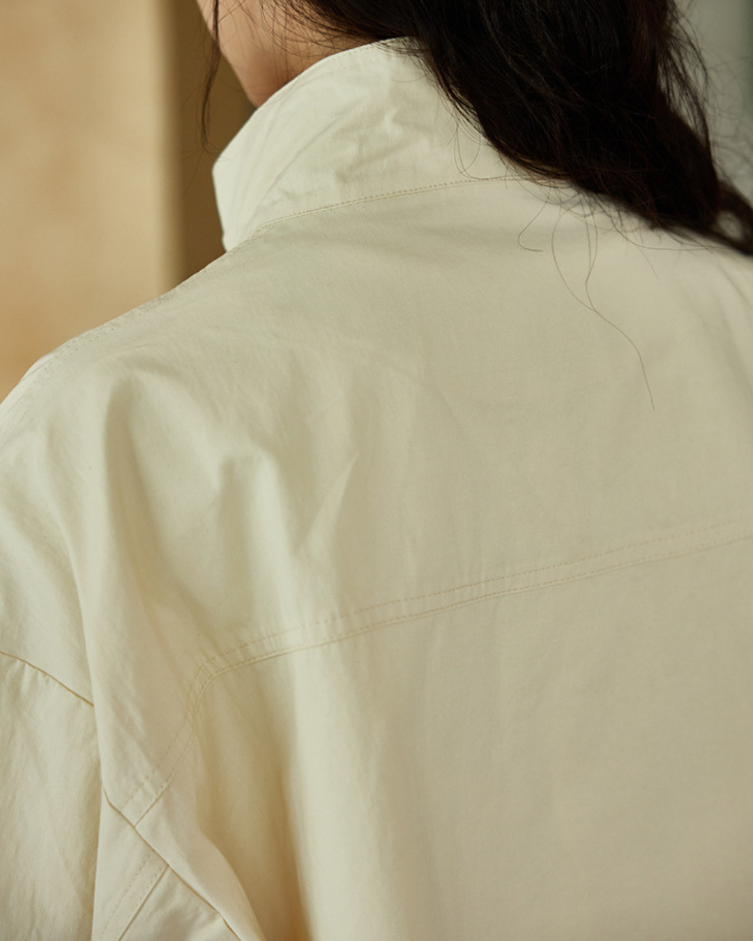 Elodie Calm Cotton Drawstring Jacket