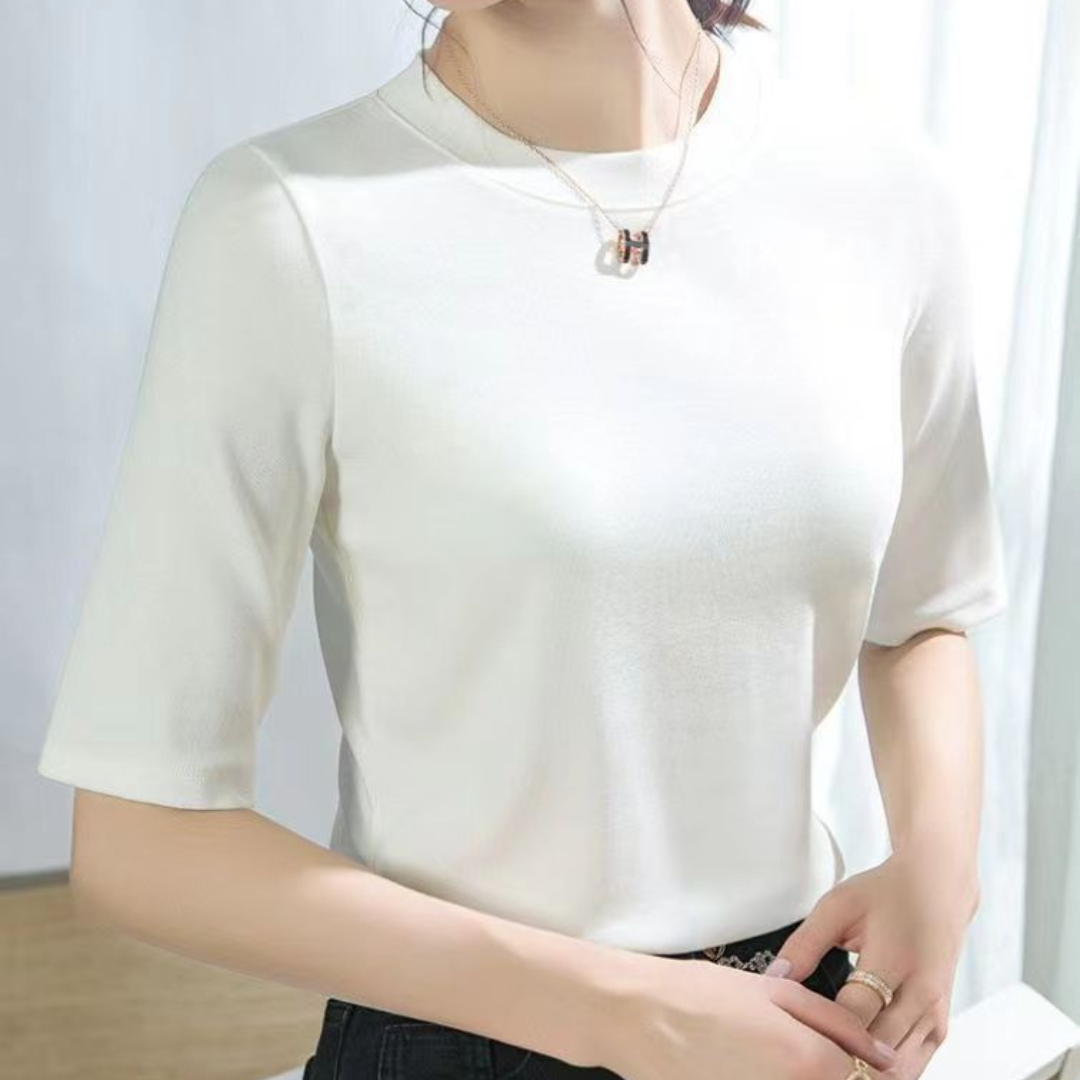 Amira Smooth Half Knit Top