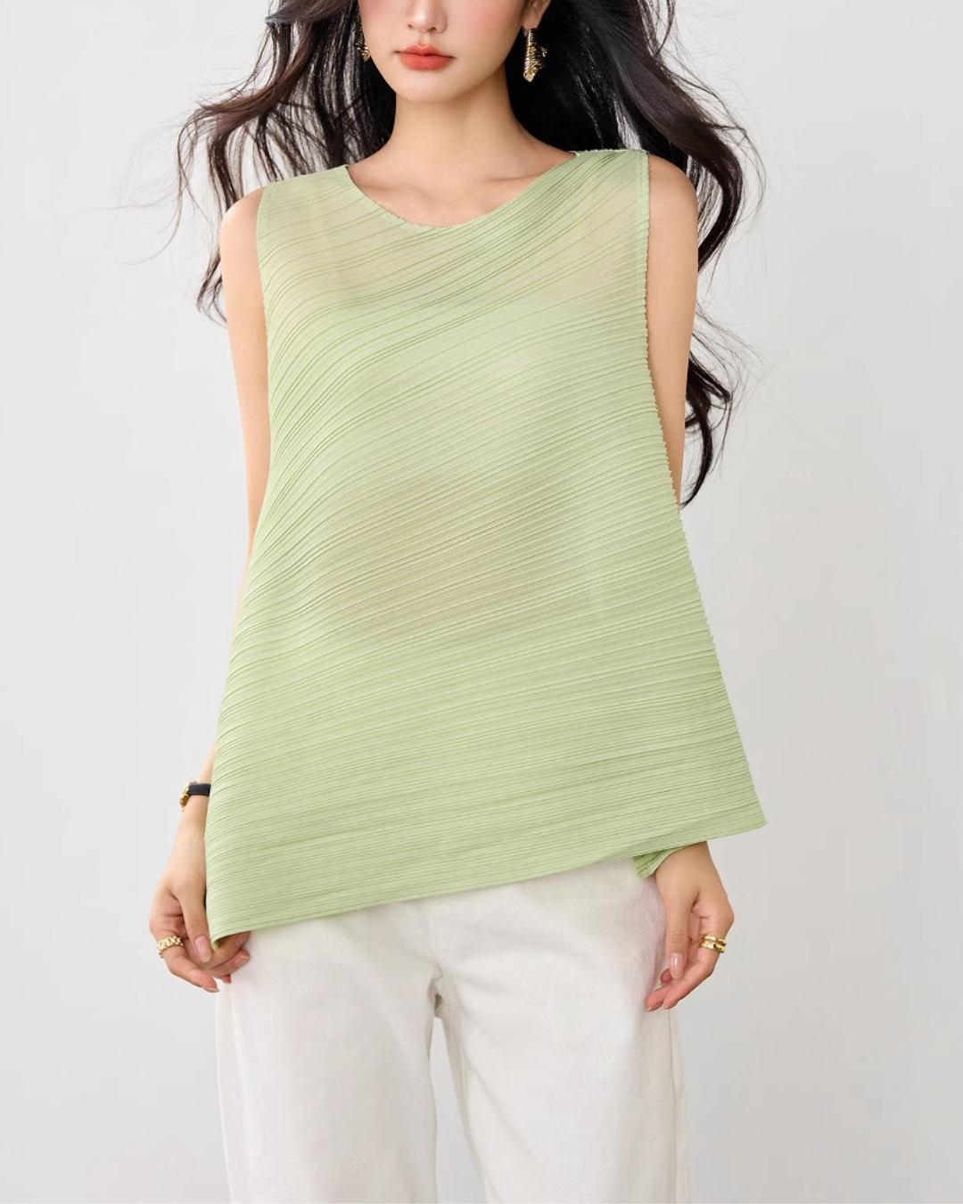 Elowen Pleat Flare Tank