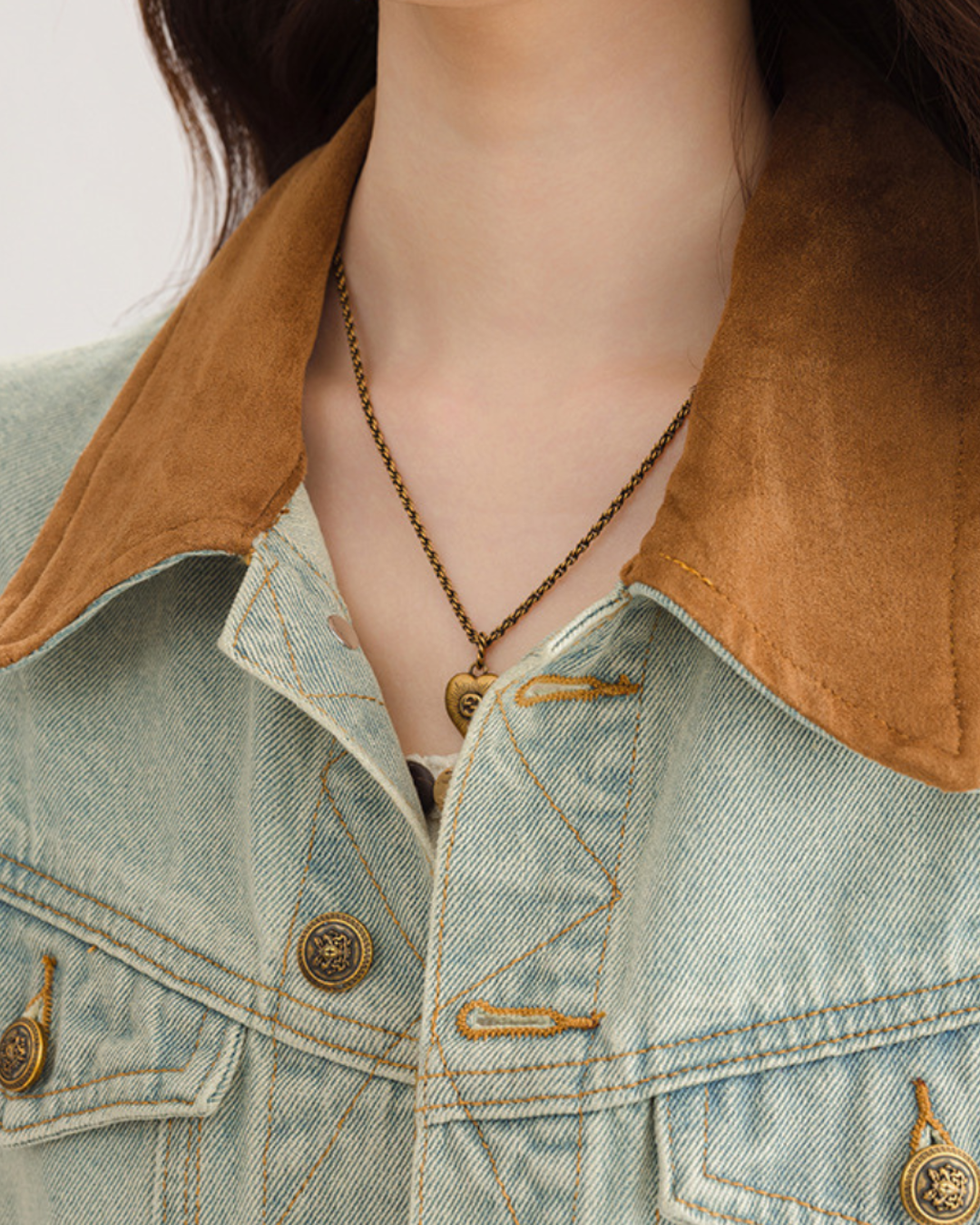 Ivy Soft Collar Denim Jacket