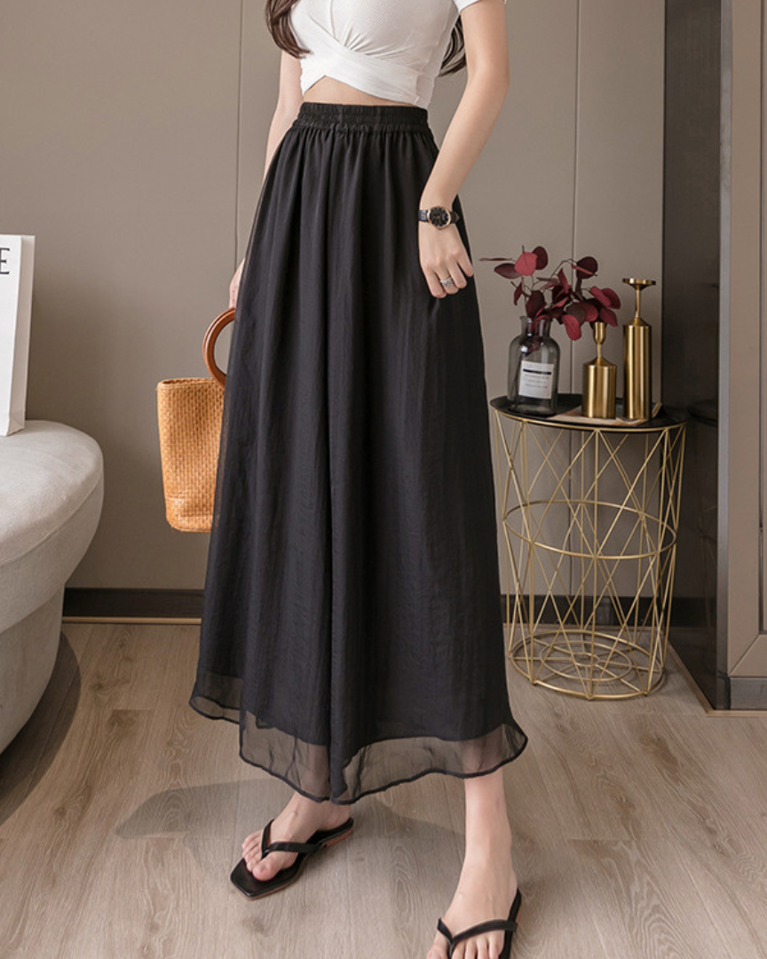 Liora Airy Chiffon Flow Pants