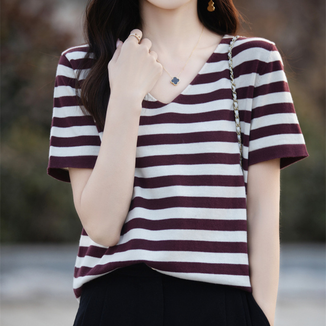 Delia Soft Stripe T-Shirt