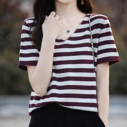 Delia Soft Stripe T-Shirt