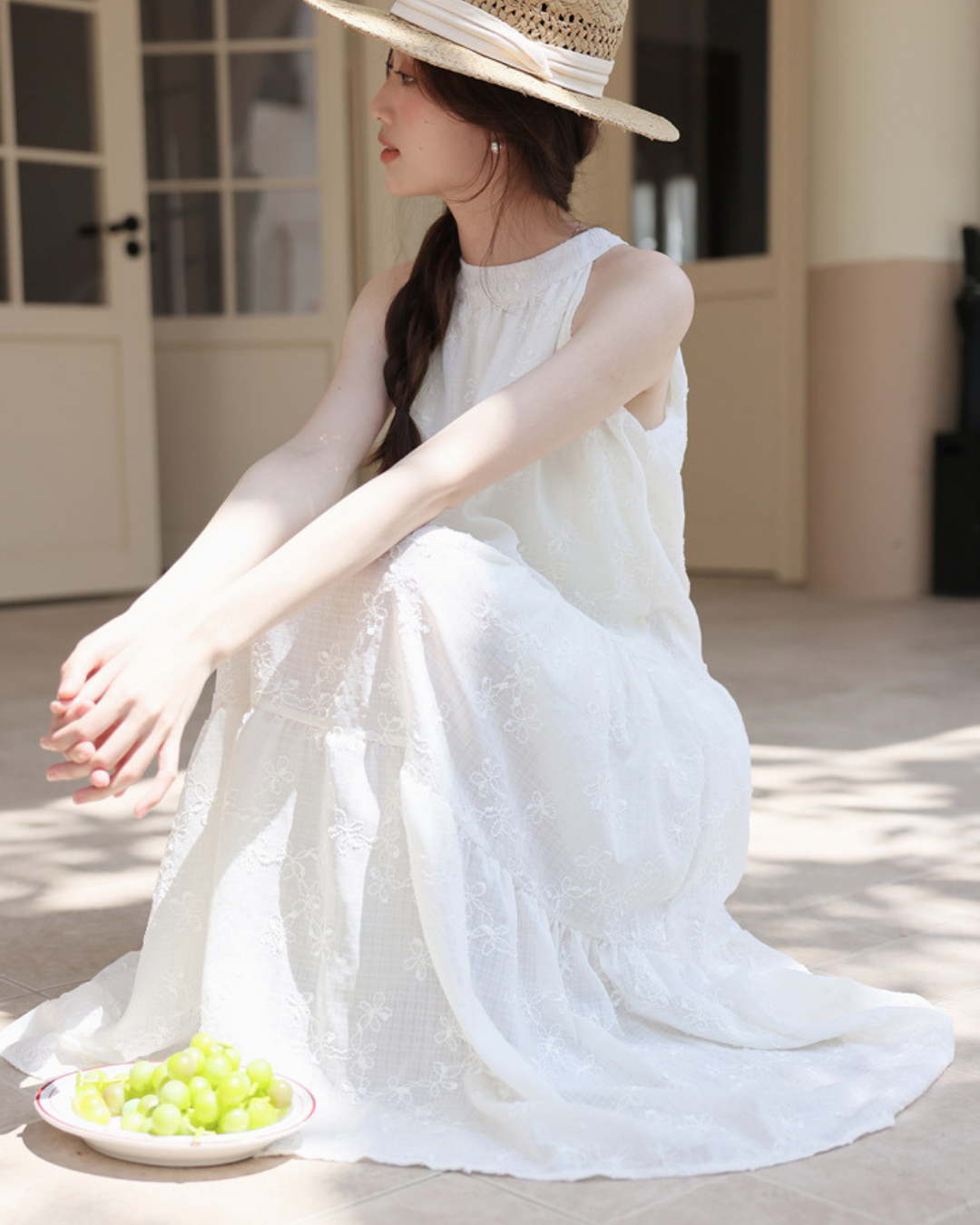 Noelle Bloom Tie-Back Dress