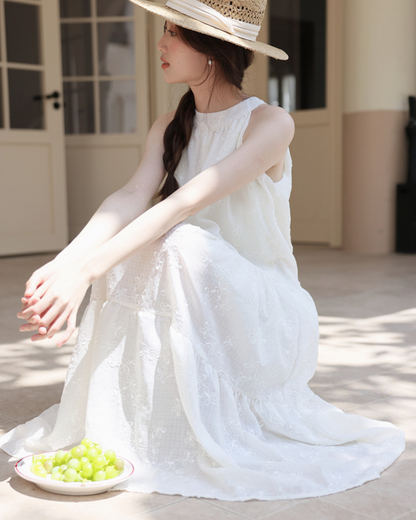 Noelle Bloom Tie-Back Dress