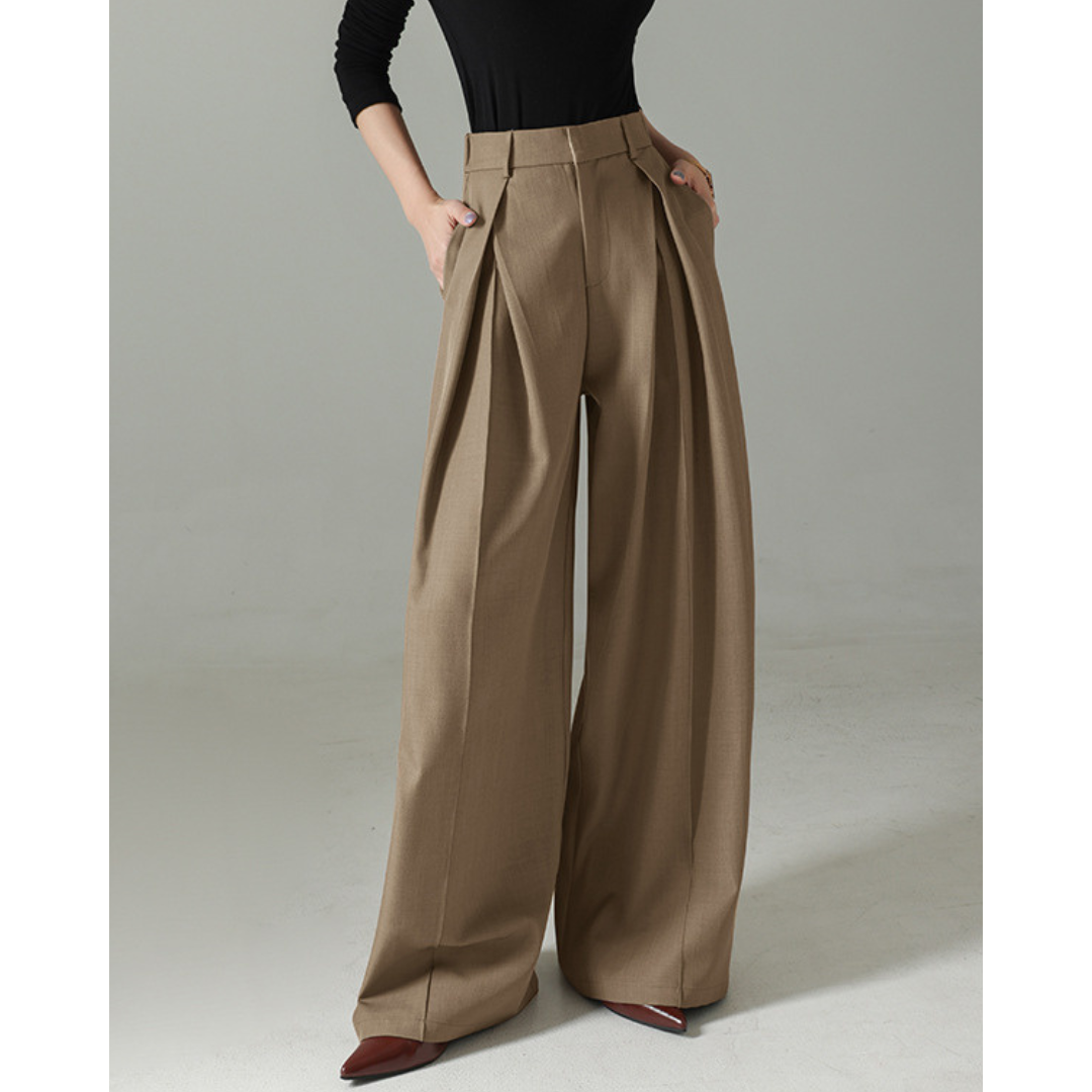 Clea Pleat Volume Trousers