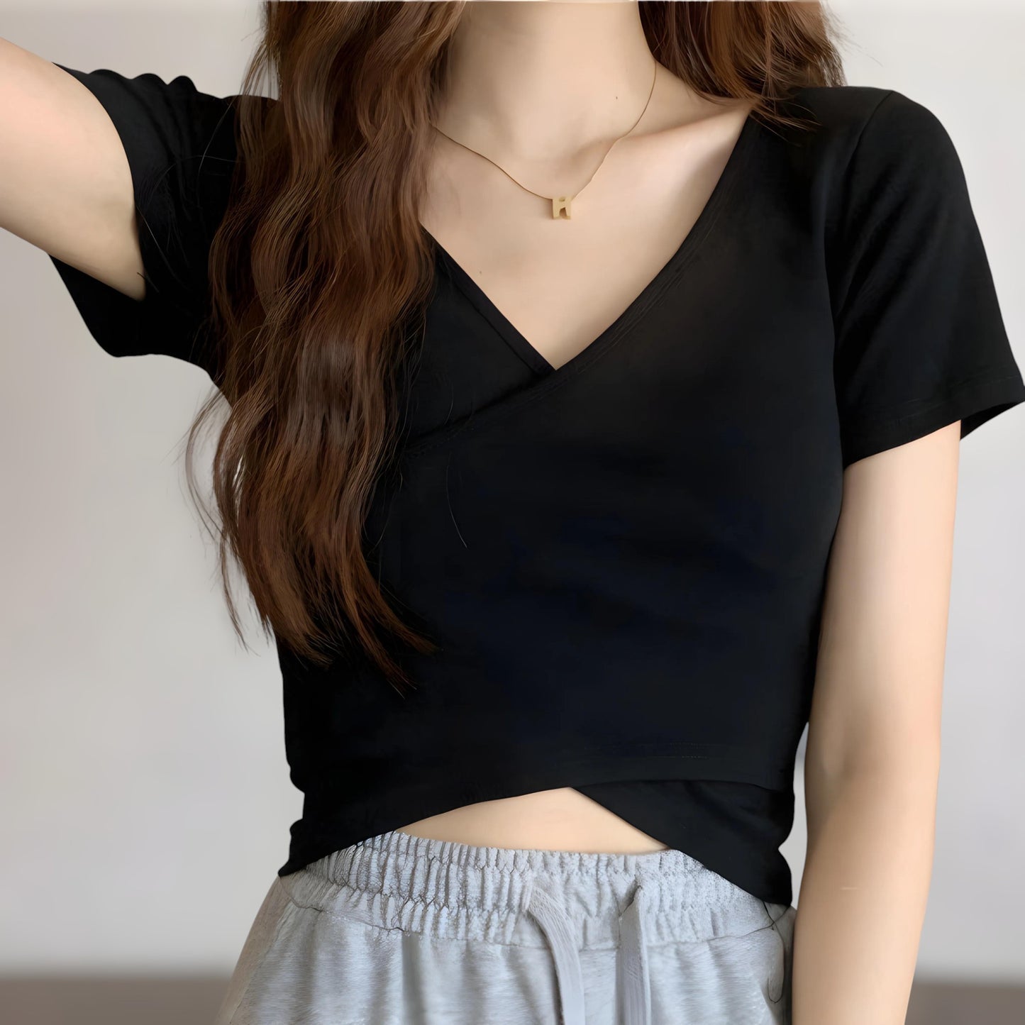 Elara Cross Curve T-Shirt