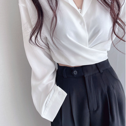 Marina Boat Neck Striped Blouse