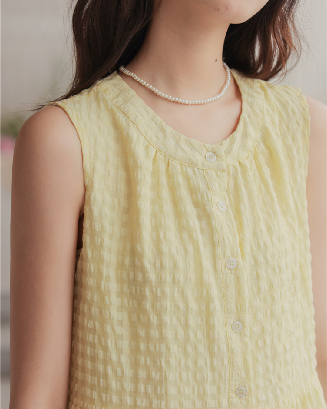 Soleil Calm Textured Midi Dress