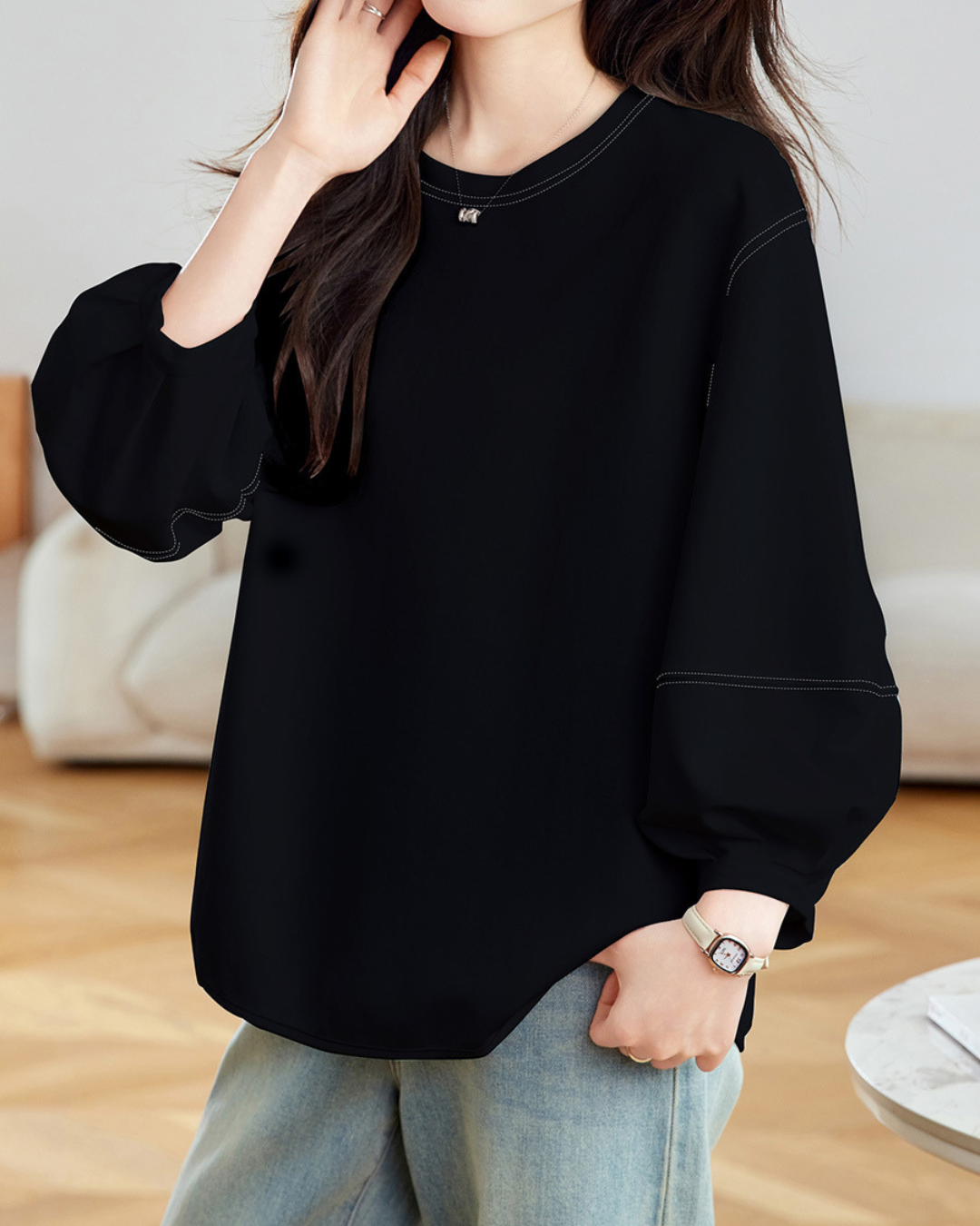 Margo Ease Balloon Sleeve T-Shirt