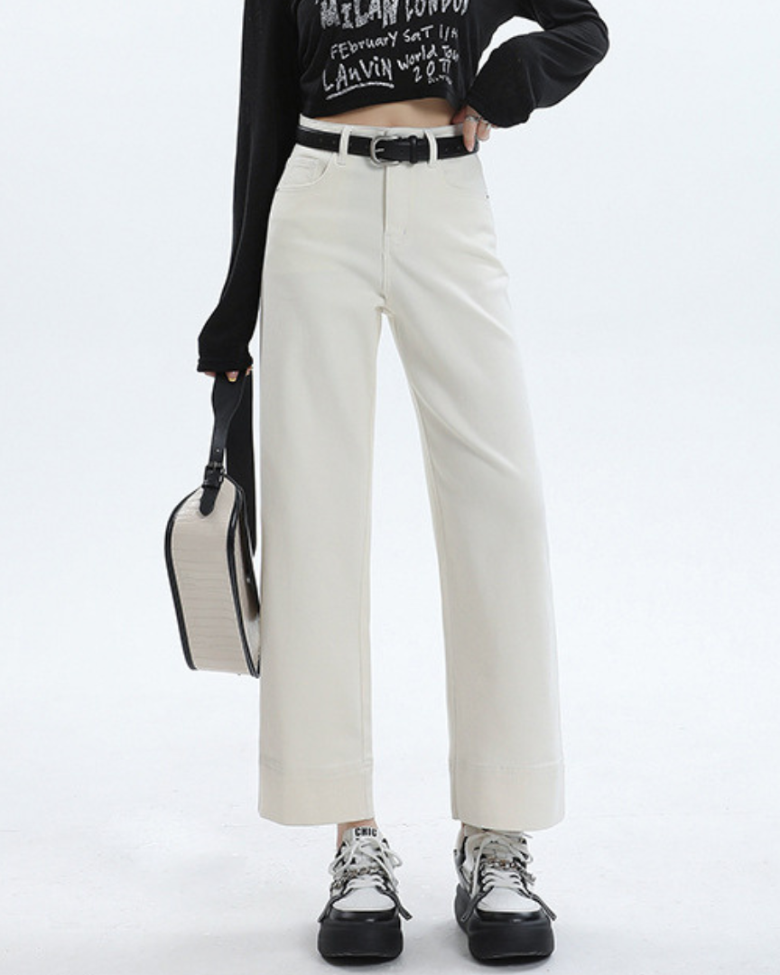 Liora Cuff Straight Denim