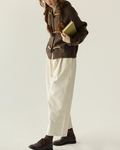 Aster Knot Soft Hooded Knit