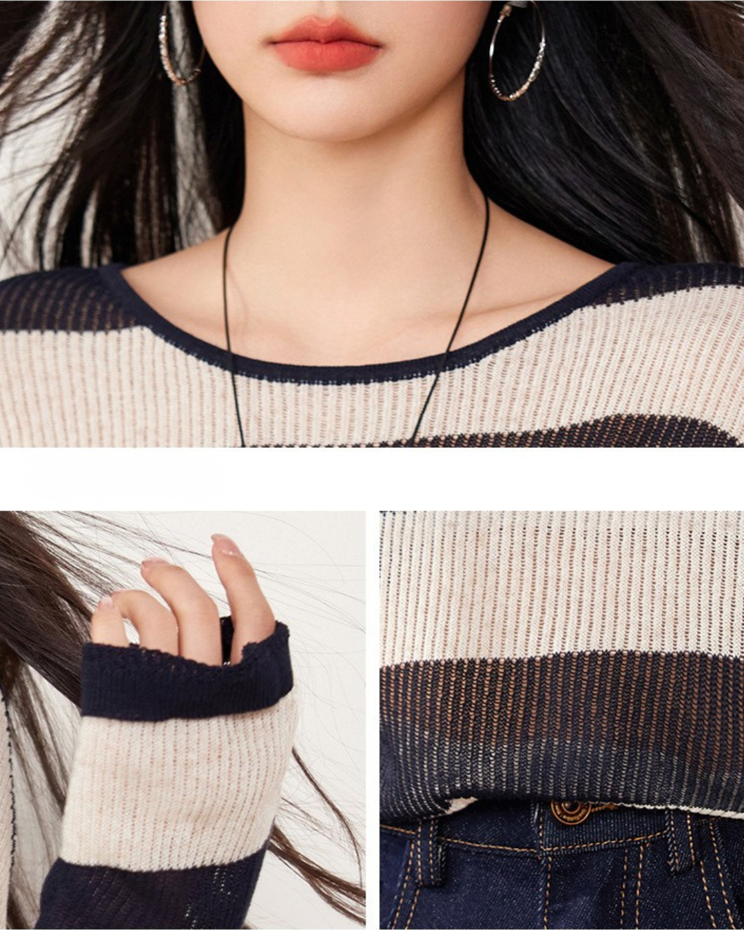 Amble Stripe Soft Knit Shirt
