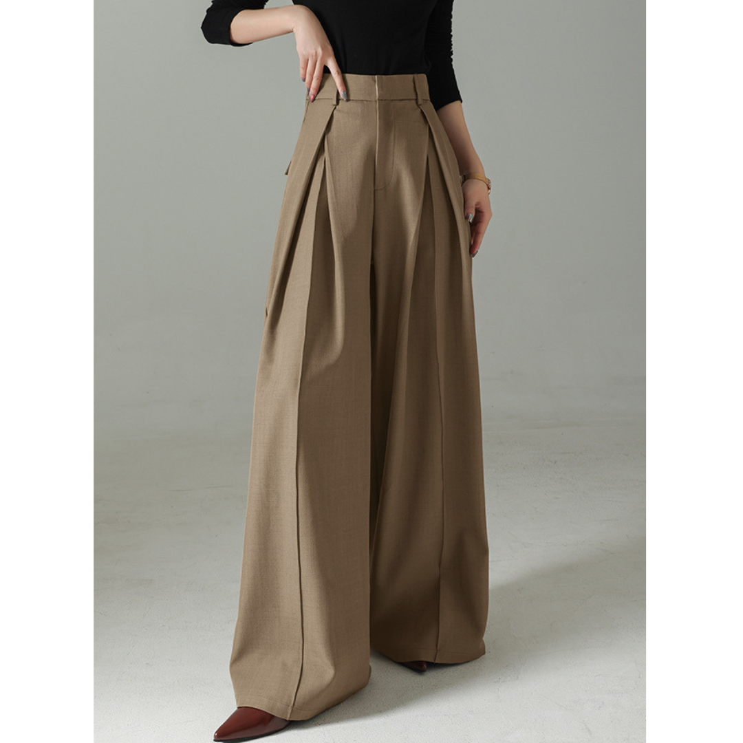 Clea Pleat Volume Trousers