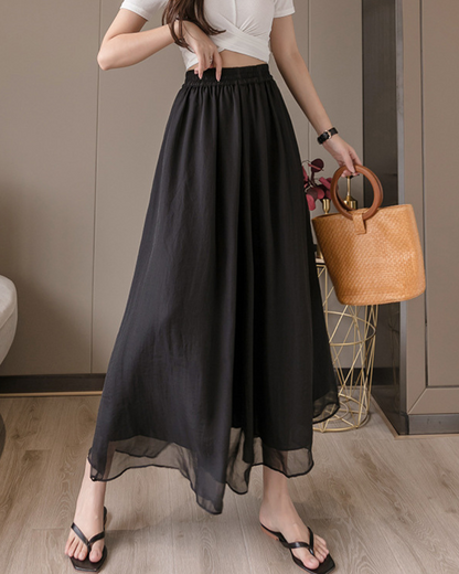 Liora Airy Chiffon Flow Pants