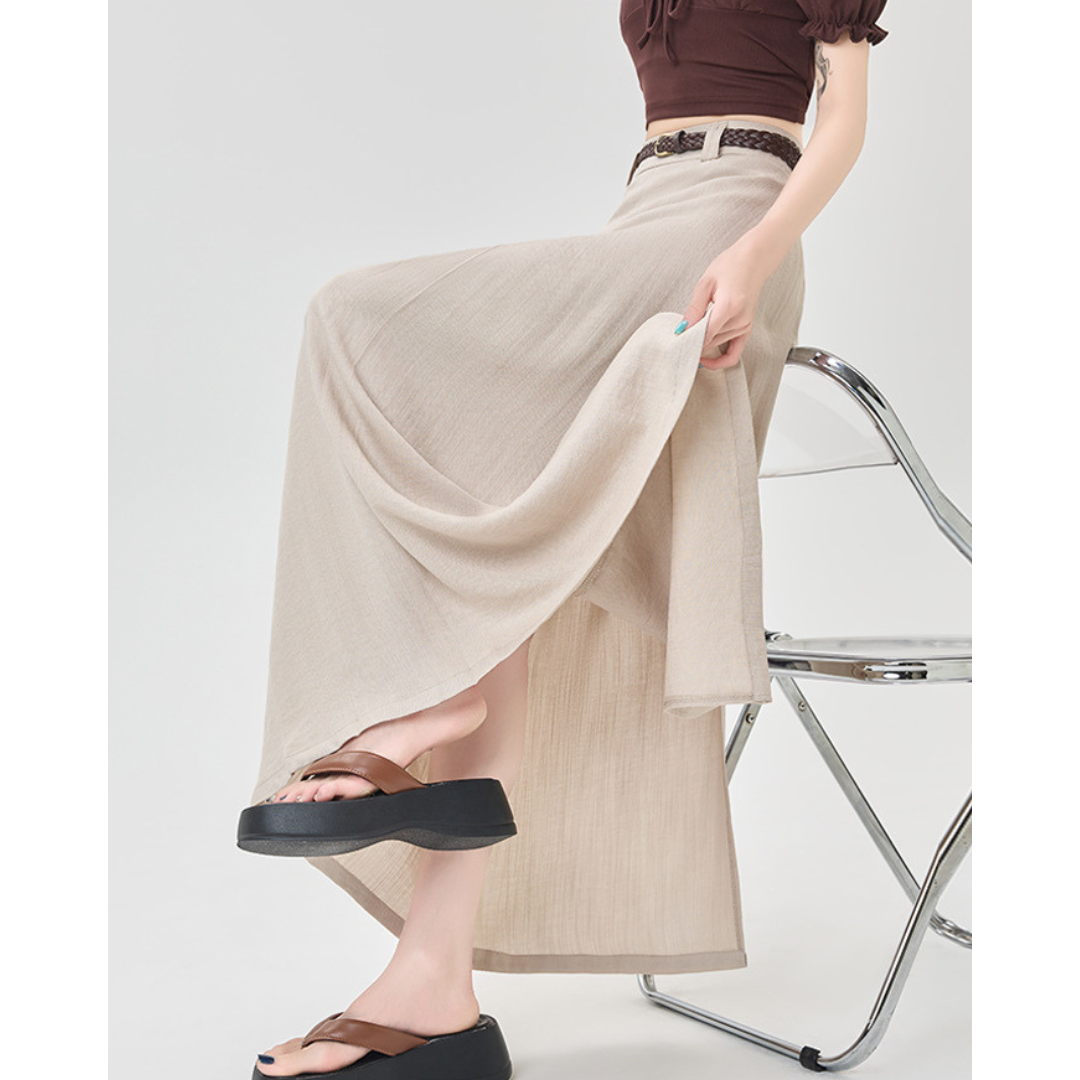 Rue Soft Pleat Maxi Skirt