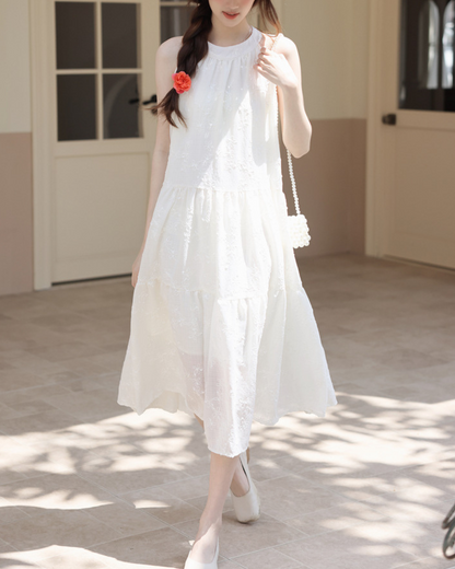 Noelle Bloom Tie-Back Dress