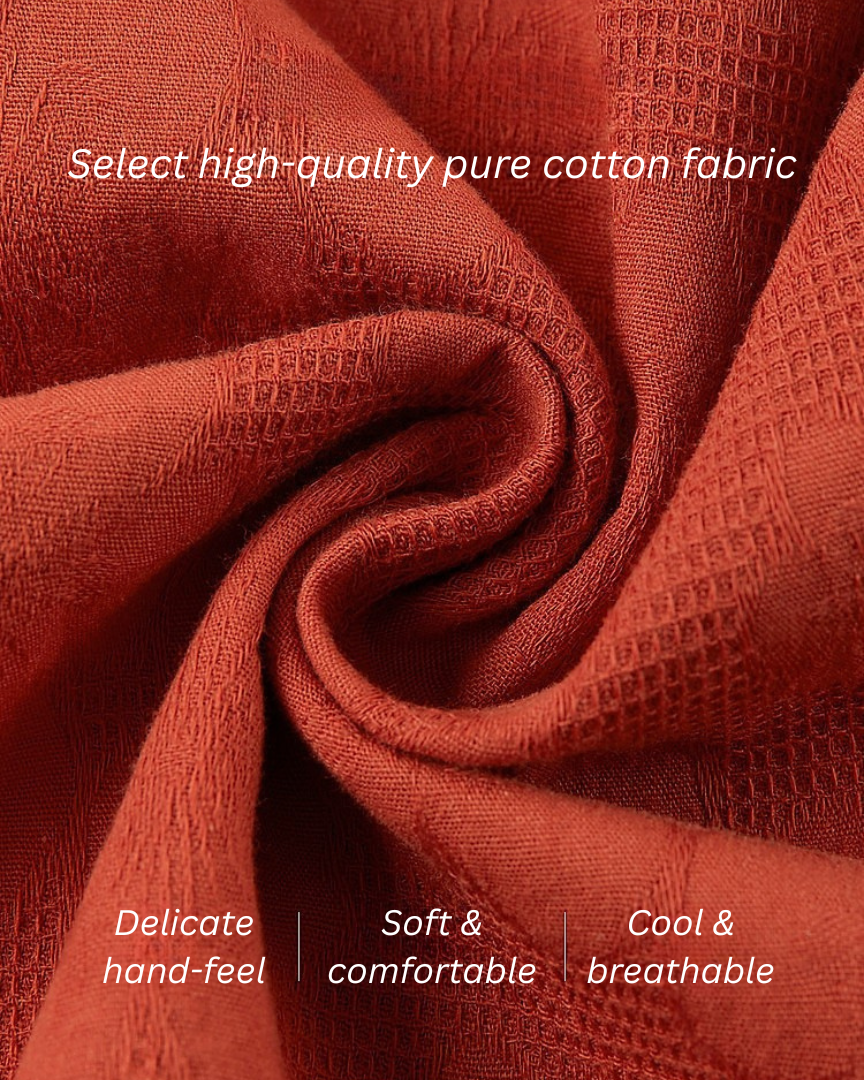 Mira Clay Bloom Cotton Dress