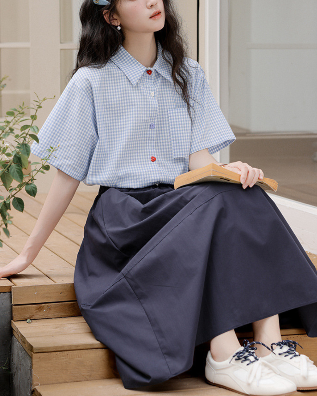 Elara Mood Gingham Shirt