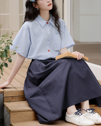 Elara Mood Gingham Shirt