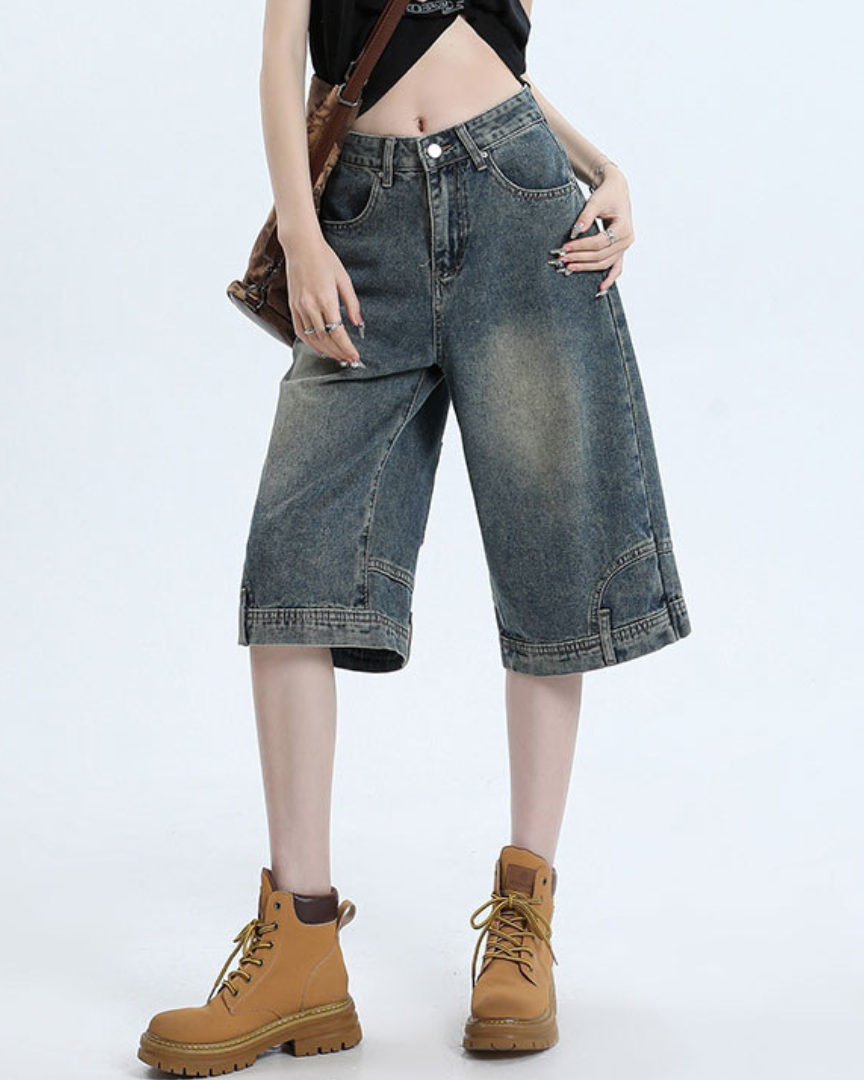 Mira Washed Wide Denim