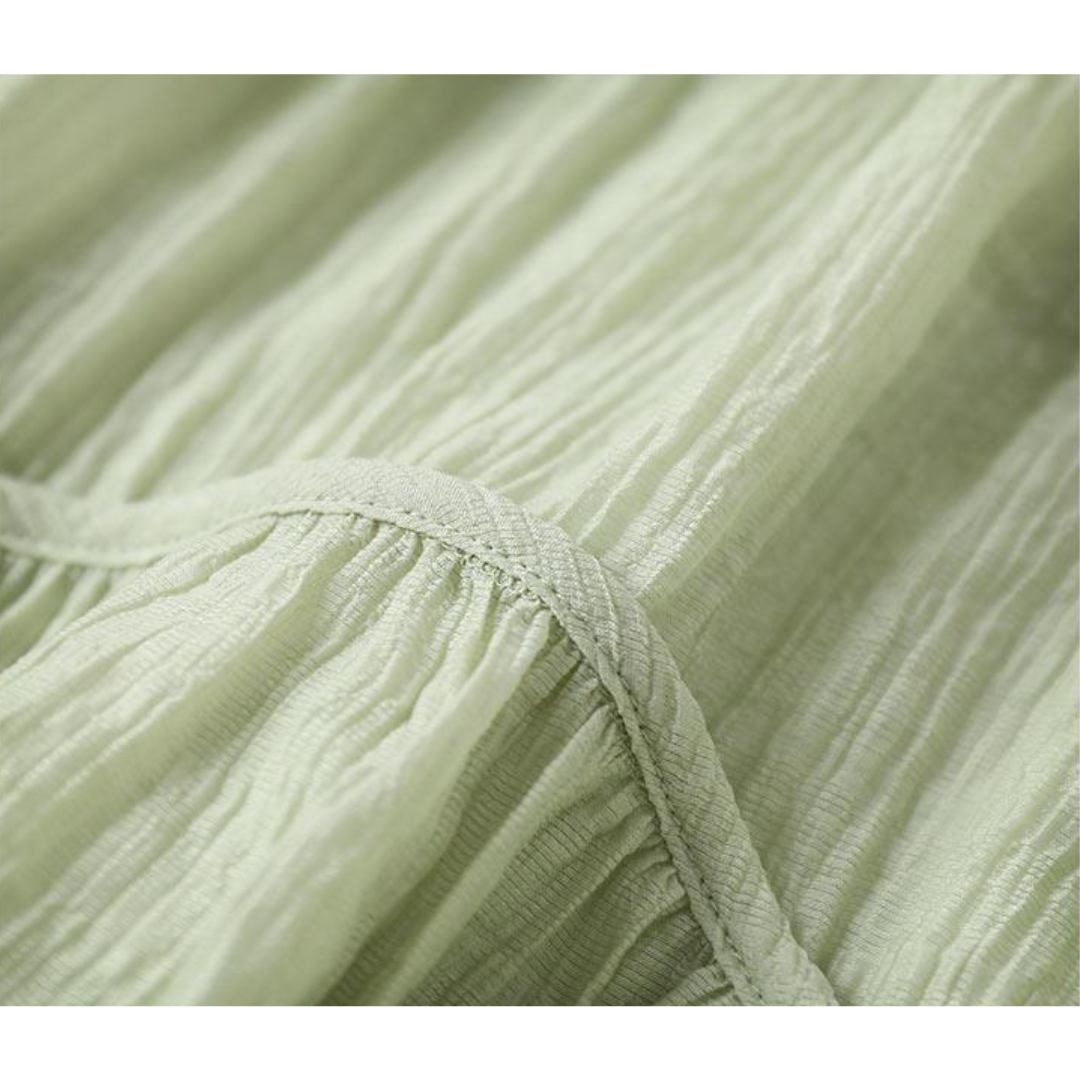 Lila Light Crinkle Cotton Dress