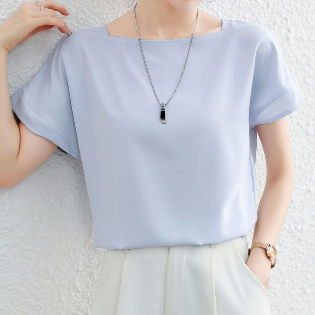 Isla Airy Curve Sleeve Blouse