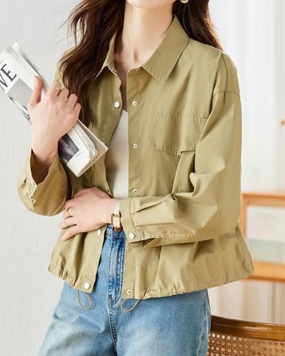 Talia Ease Utility Cotton Jacket