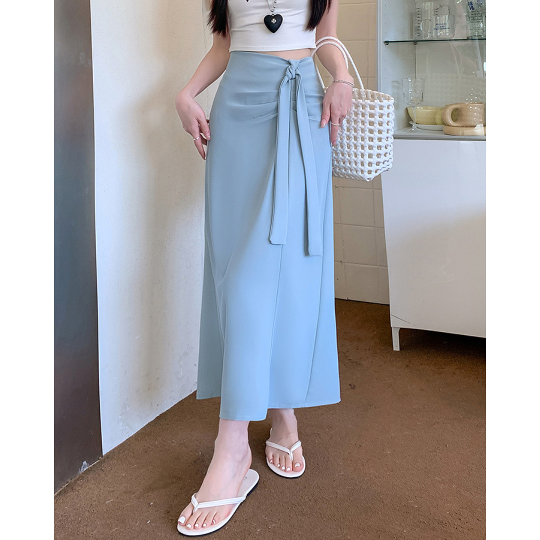 Mira Soft Tie Column Skirt