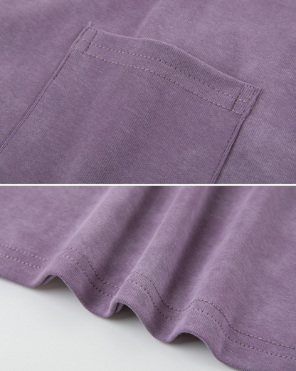Lina Washed Collar Cotton T-Shirt