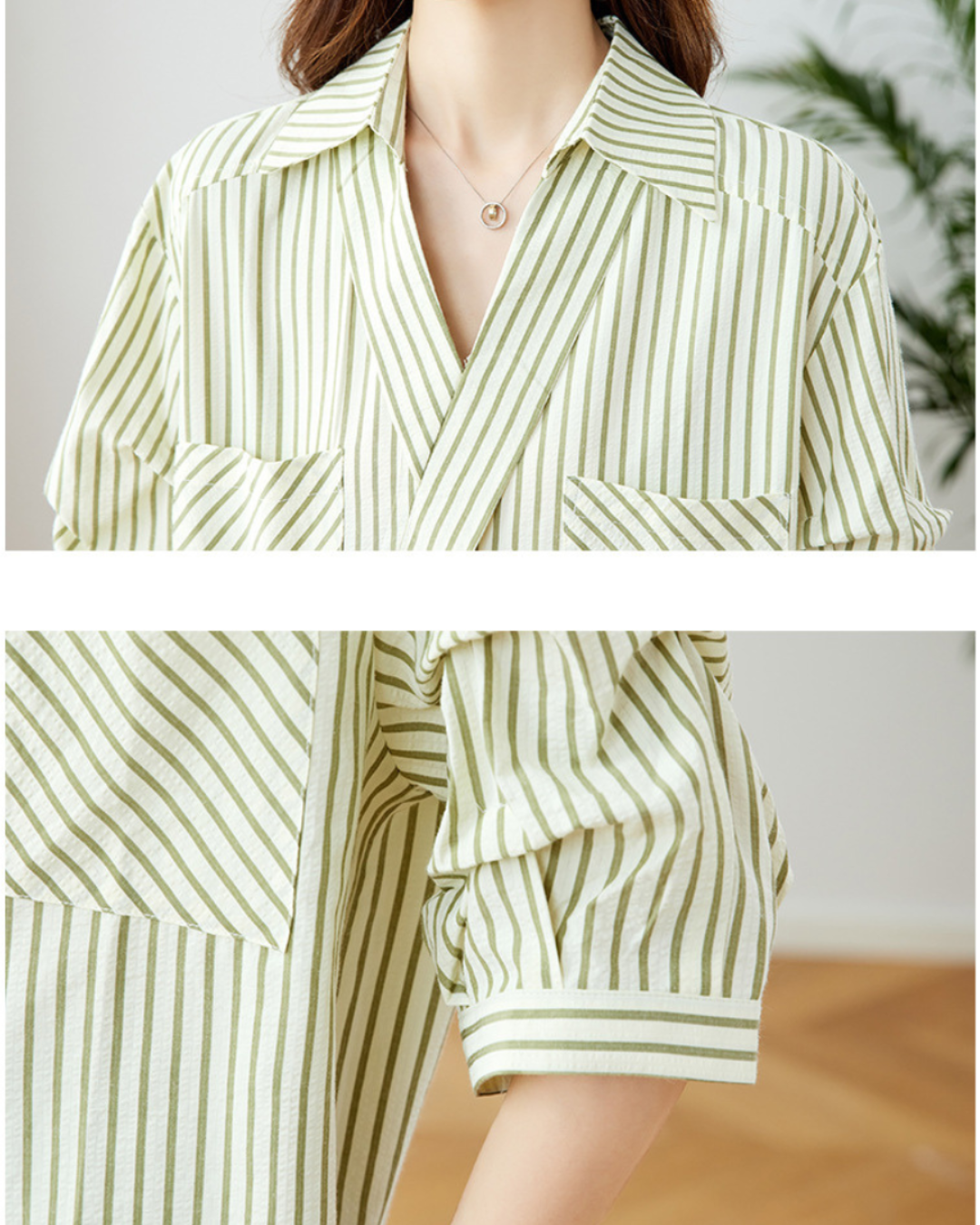 Sienna Stripe Pocket Shirt