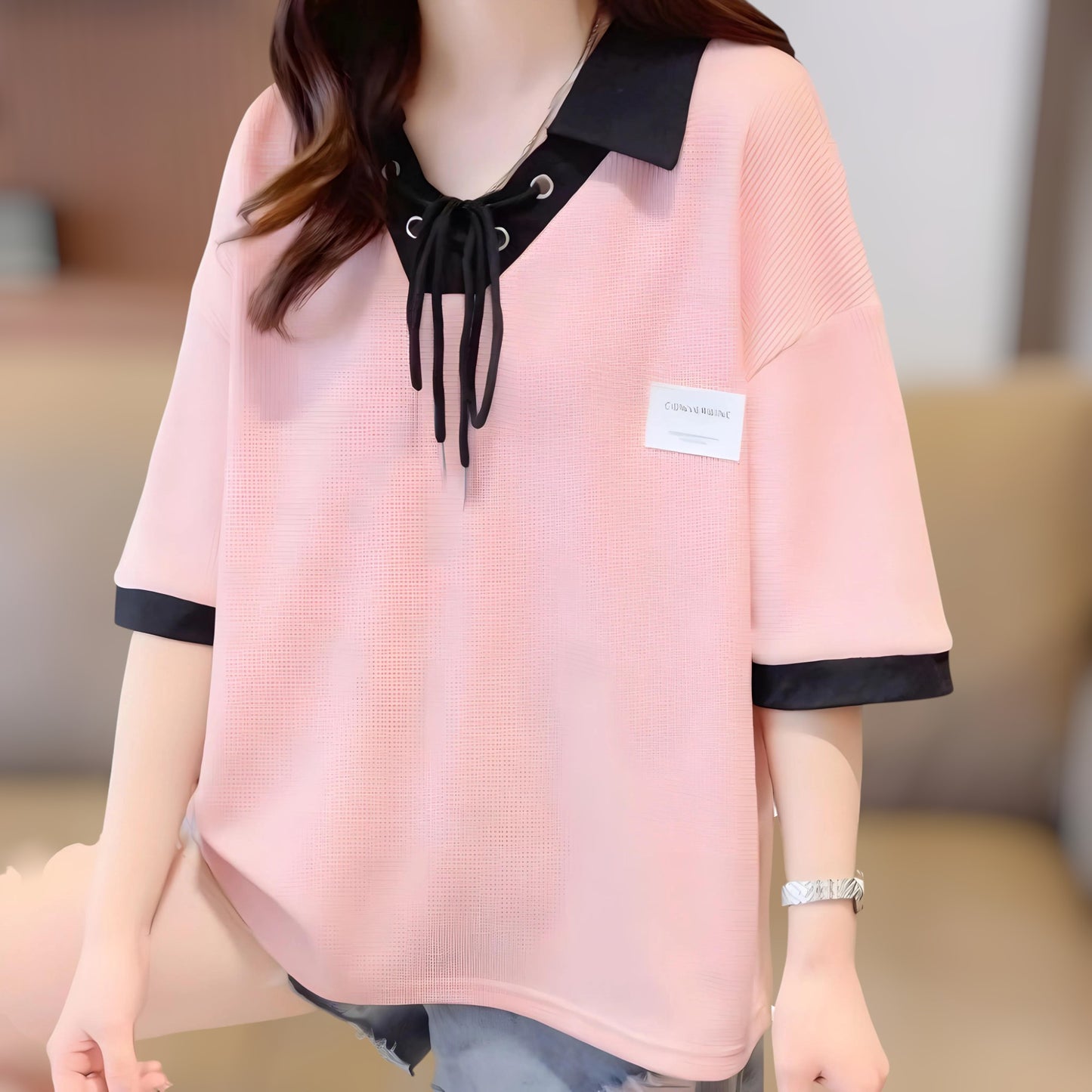 Marine Ribbon Relax T-shirt