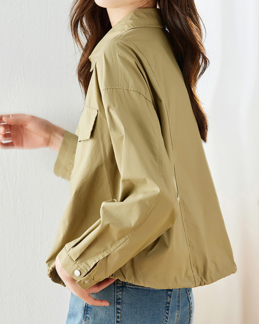 Talia Ease Utility Cotton Jacket