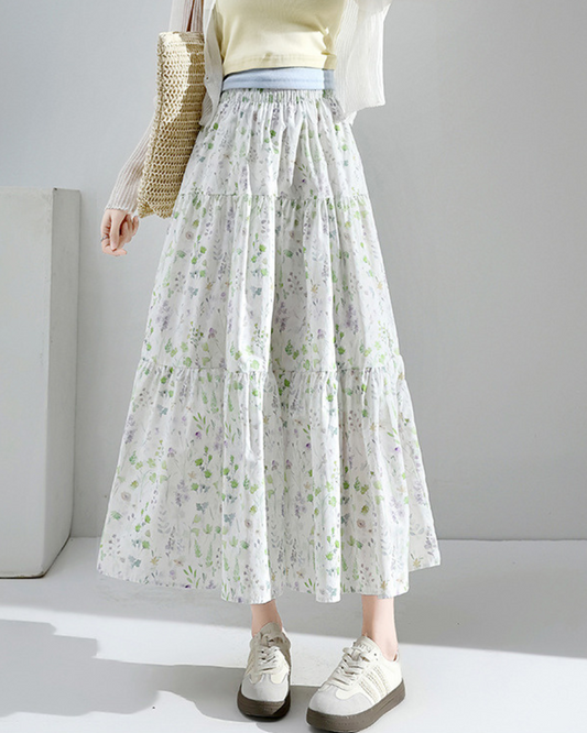 Ivy Meadow Flow Maxi Skirt