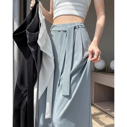 Ivy Drape Tie-Waist Trousers