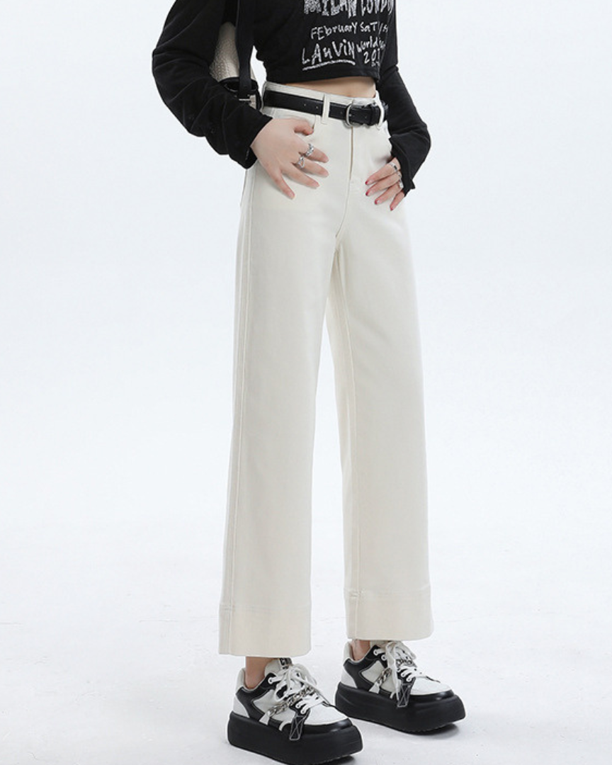 Liora Cuff Straight Denim