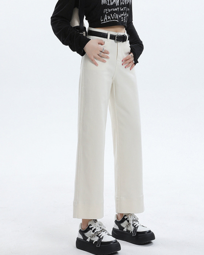 Liora Cuff Straight Denim
